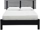 Signature Design by Ashley® Danziar Matte Black Full Slat Panel Bed-1