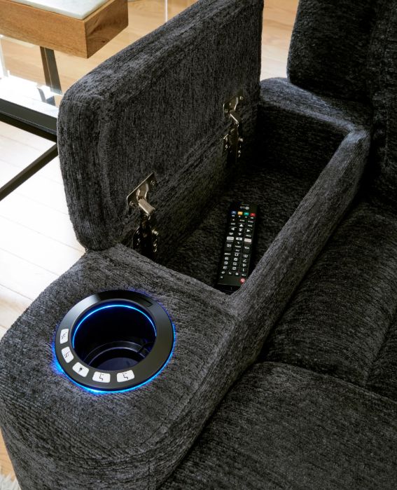 Parker House® Dalton Lucky Charcoal Power Reclining Sofa-3
