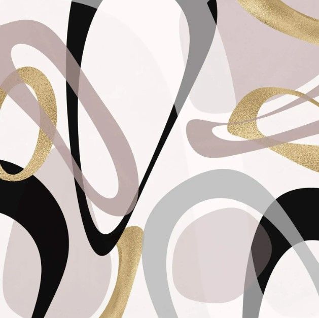 Classy Art Tumbled Golden I by Susan Jill Wall Art-0