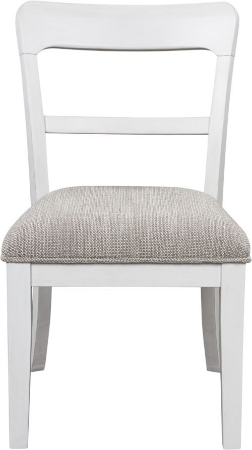 Signature Design by Ashley® Chadworth White Upholstered Dining Side Chair-3