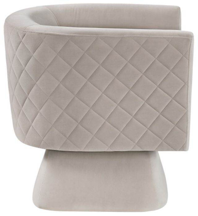 Homelegance® Candace Taupe Swivel Chair-3