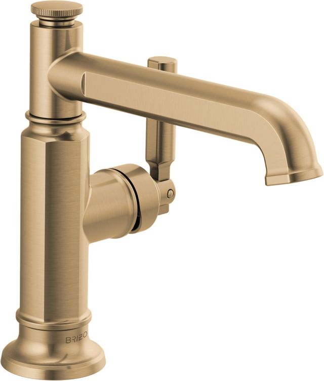 Brizo Invari® Brilliance® Luxe Gold® Single Handle Lavatory Faucet-0