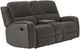 Peak Living Thriller Charcoal Power Reclining Console Loveseat-0