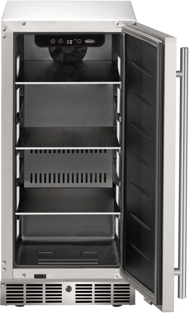 Marvel Essential Collection 15" 3 Cu. Ft. Stainless Steel Beverage Center-1