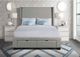 Elements International Magnolia Grey Queen Upholstered Storage Bed-2