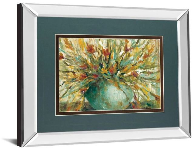 Classy Art Grande Bouquet by Pasion, W. Mirror Framed Wall Art-1