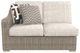 Signature Design by Ashley® Beachcroft 2-Piece Beige/Brown Outdoor Fabric/Resin Wicker Loveseat-3