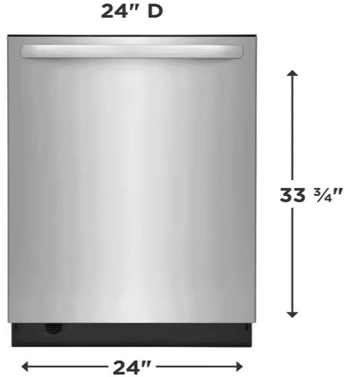 Frigidaire® 24" Stainless Steel Tub Dishwasher-2
