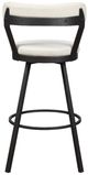 Homelegance® Appert Dark Gray/White Swivel Pub Height Chair-3