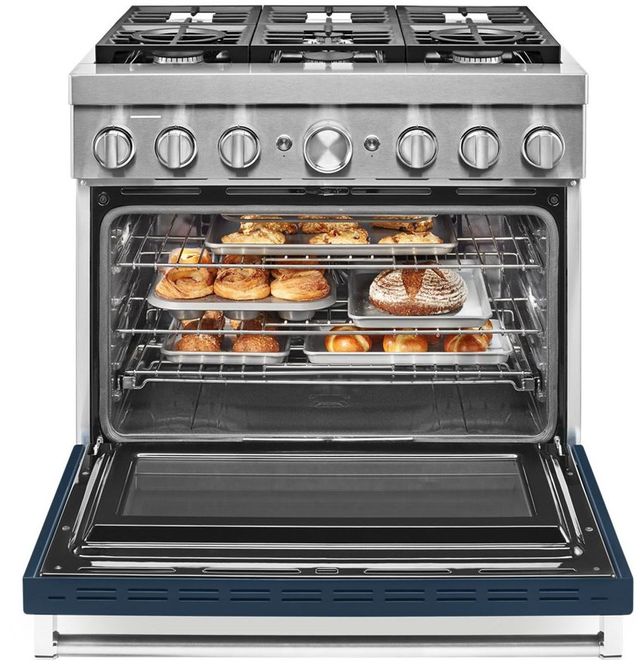 KitchenAid® 36" Ink Blue Pro Style Dual Fuel Range-2