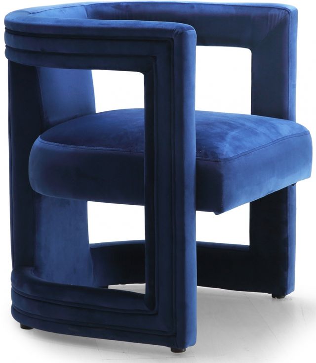 Meridian Furniture Blair Navy Velvet Chair-0