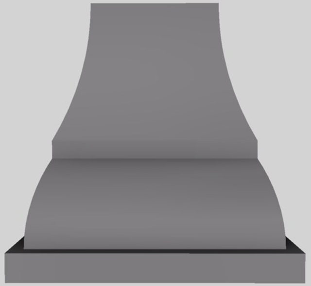 Vent-A-Hood® Designer Series 42" Gunsmoke Island Range Hood-2