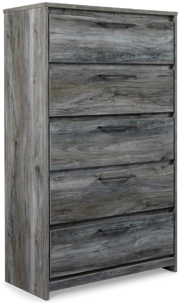 Signature Design by Ashley® Baystorm 5-Piece Gray King Panel Storage Bed Set-3