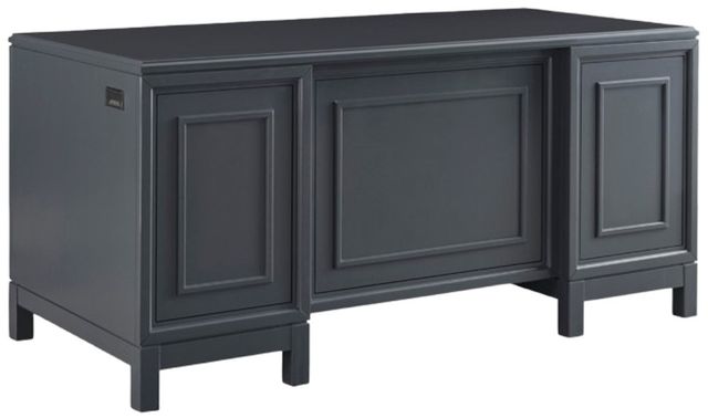 aspenhome® Alexander Midnight 66" Executive Desk-2