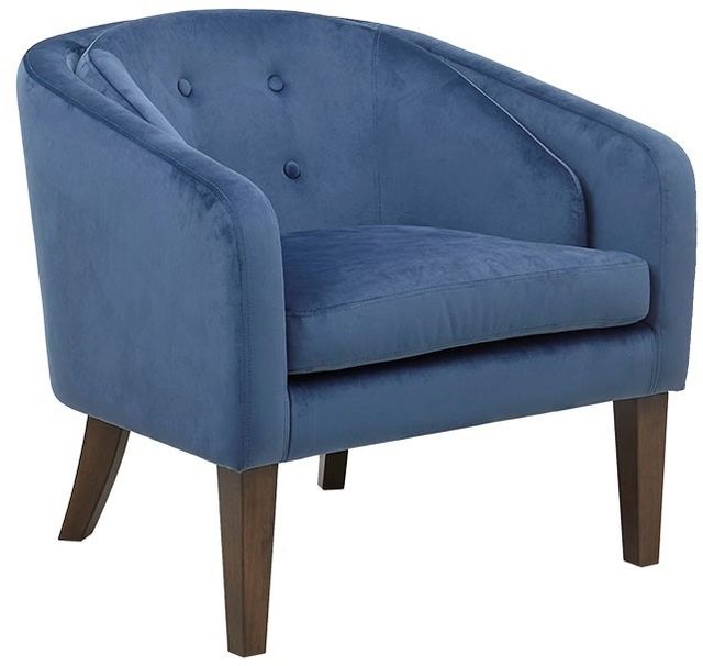 Olliix by Madison Park Ian Blue Accent chair-1