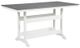 Signature Design by Ashley® Transville 5-Piece Gray/White Outdoor Dining Set-1