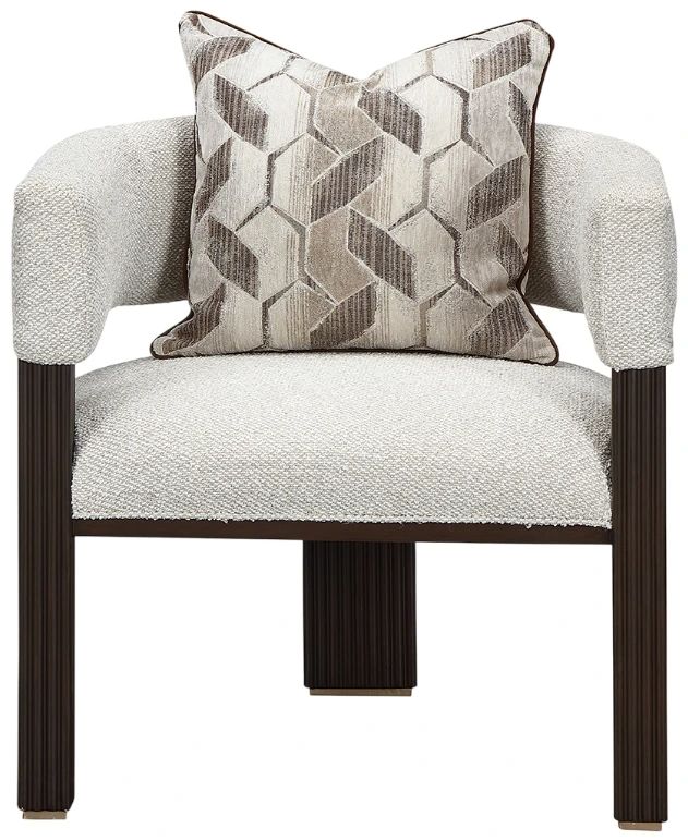 Michael Amini® West Kensington Chunky/Medium Espresso Accent Chair-2