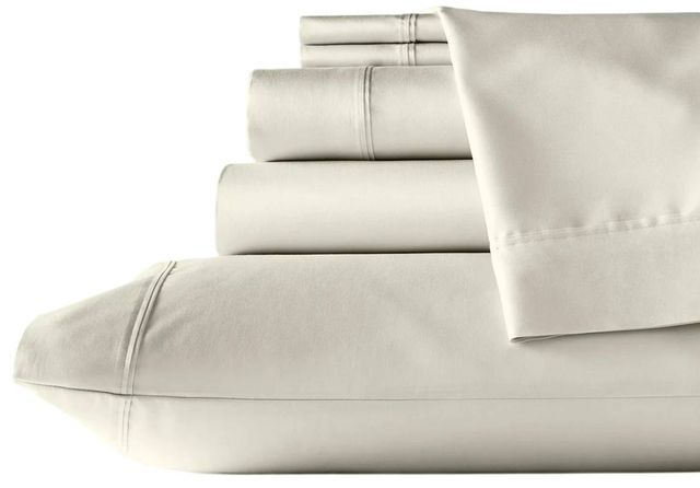 Sleeptone® Eucalyptus 6-Piece Ivory EUCAFIBER™ Flex Head King Sheet Set-0
