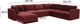 TOV Furniture Willow 7-Piece Red Large Modular Sectional-2