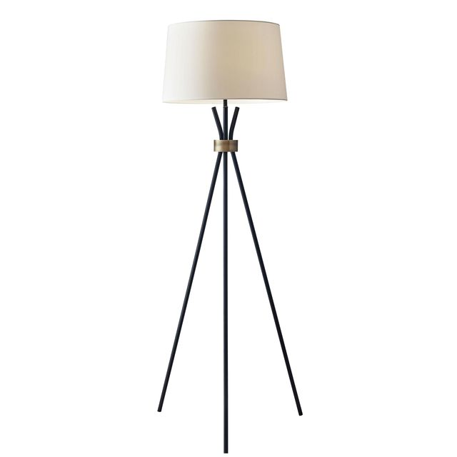 Adesso® Benson Black Floor Lamp-0