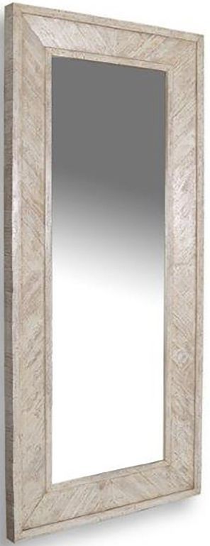 Parker House® Crossings Monaco Weathered Blanc Floor Mirror-0