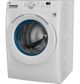 GE® SmartHQ™ 4.6 Cu. Ft. White Front Load Washer with OdorBlock™-3