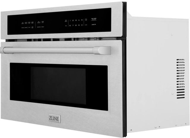 ZLINE 30" 1.6 Cu. Ft. Satin Stainless Steel Built-in Convection Microwave Oven-2