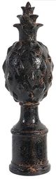 A & B Home Black Tall Finial -0