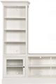 Hammary® Structures White Quad Bookcase Console with Display Piers-1