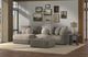 Jackson Furniture Canyon 3-Piece Fawn/Umber Left-Arm Facing Sectional and Ottoman-1