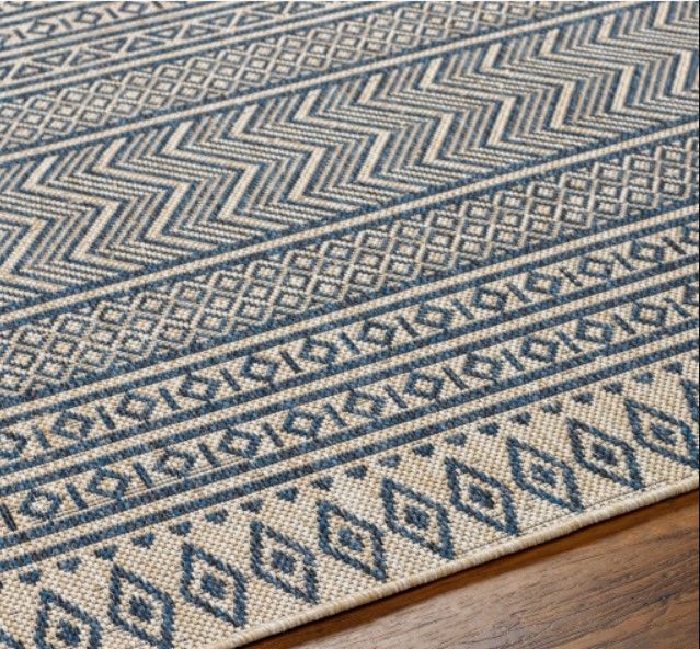 Surya Eagean Blue 4'x6' Area Rug-1