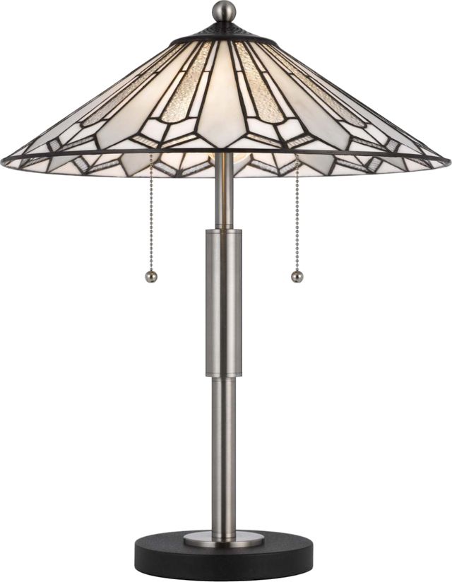 CAL Lighting & Accessories Tiffany Bronze Table Lamp-2