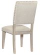 Mazin Furniture Fallon Beige Dining Side Chair-2