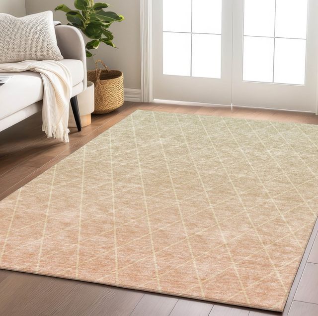 Dalyn™ Rug Company Lazio LZ2 Salmon Orange 5'x8' Area Rug-4