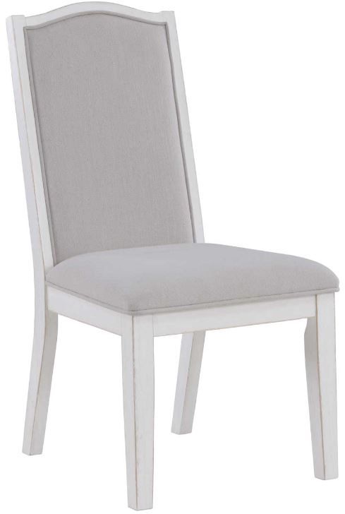 Steve Silver Co. Warren 6-Piece Gray/White Upholstered Dining Set-1