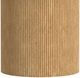 Elements International Sylvie White Faux Marble Top Dining Table with Natural Base-5