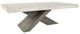 Classic Home Durant Antique White Coffee Table with Distressed Gray Base-0