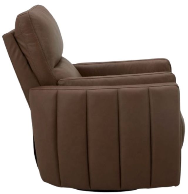 Liberty Furniture Reilly Aline Saddle Leather Power Swivel Glider Recliner-4