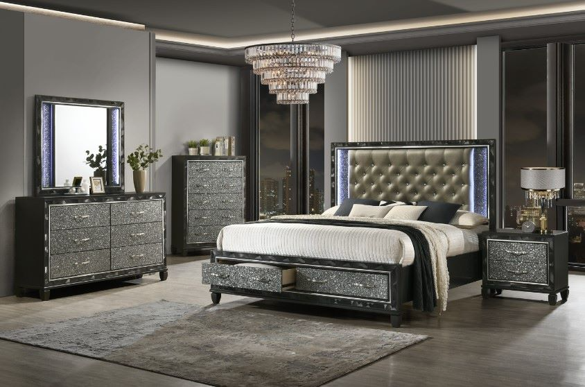 New Classic Home Furnishings Radiance Bedroom Set - Thumbnail 3