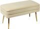 TOV Furniture Ziva Cream Storage Bench-0