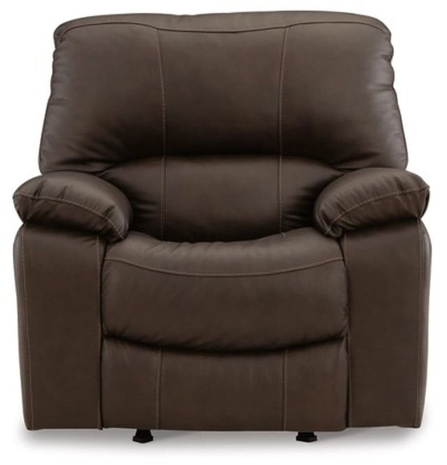 Signature Design by Ashley® Leesworth Dark Brown Power Recliner-1
