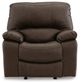Signature Design by Ashley® Leesworth Dark Brown Power Recliner-1