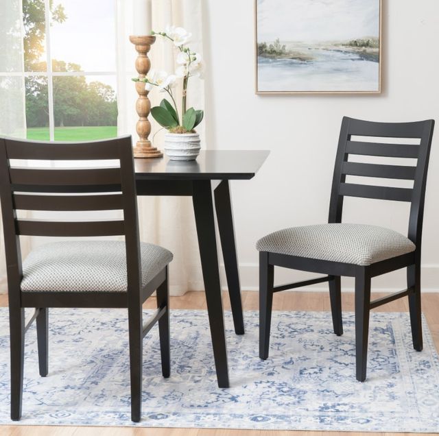 Linon Felicia 2-Piece Black Side Chair Set-1