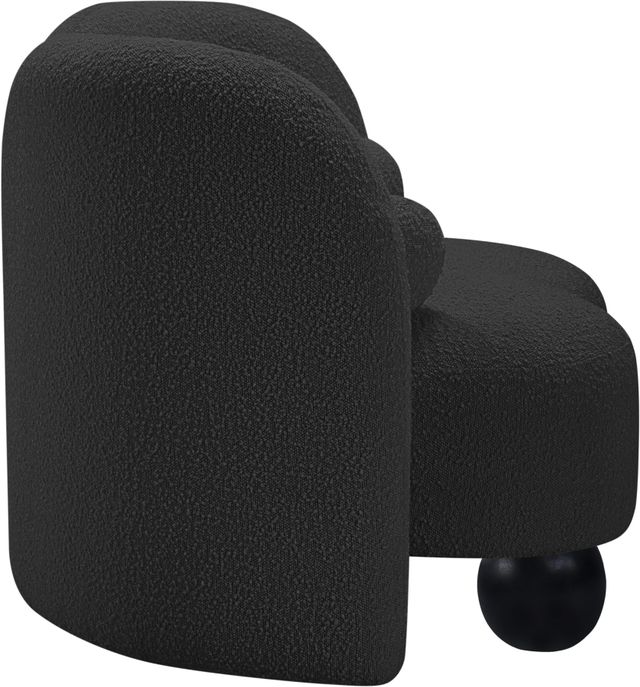 Meridian Furniture Daphne Black Boucle Fabric Accent Chair-2