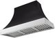 AGA Cascade 48" Matte Black Wall Mounted Range Hood  with Polished Chrome Trim-0