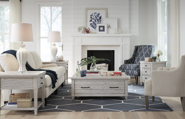 Legacy Classic Belhaven Weathered Plank Lift Top Cocktail Table-1