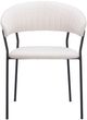 Zuo® Modern Josephine 2-Piece Black/Cream Dining Arm Chair Set-1