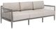 Uttermost® Borneo Dark Gray/Dove Wooden Outdoor Sofa-0