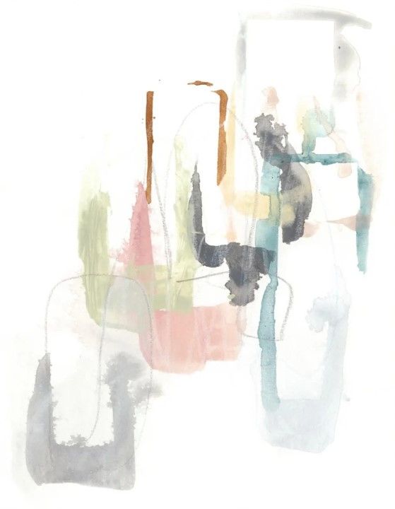 Classy Art Pastel Windows II by June Erica Vess Wall Art-2