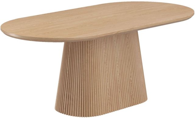 Worldwide Homefurnishings Inc. Tovas Natural Oval Dining Table-0
